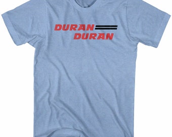 Duran Duran Light Blue Heather Adult T-Shirt