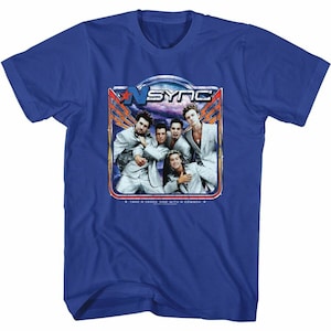 NSYNC Space Ride Royal Adult T-Shirt