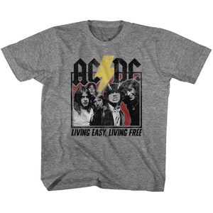 AC/DC Highway To Hell Lyrics Graphite Heather Children&#39;s T-Shirt