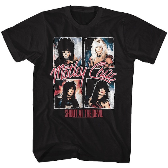 Motley Crue Shout at the Devil Black Classic Adult T-shirt - Etsy