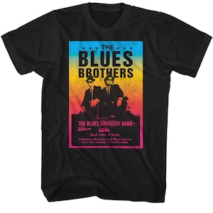 The Blues Brothers Poster Black T-Shirt