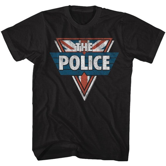 バンドTシャツ THE POLICE 希少！ The Police Black Adult T-shirt - Etsy