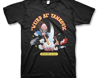 1980 年代のヴィンテージ T シャツ「ウィアード アル