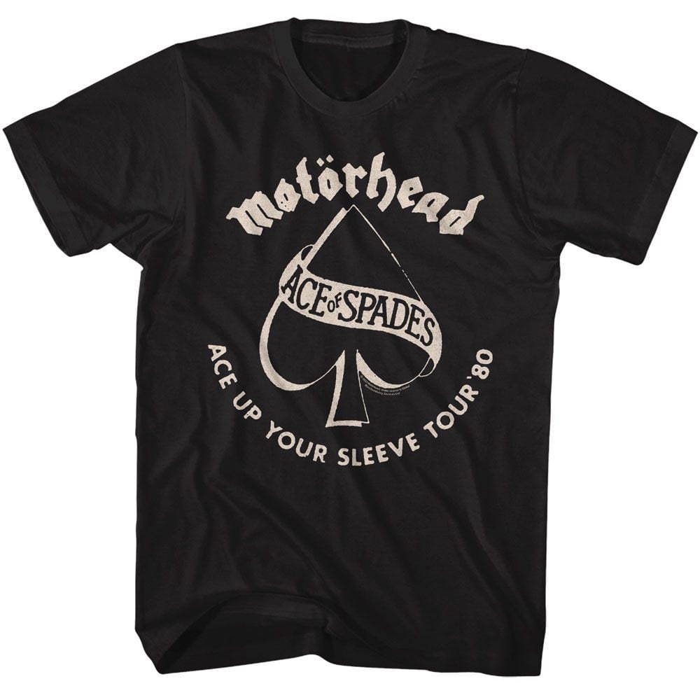 Motorhead Ace Tour 80 Black T-Shirt