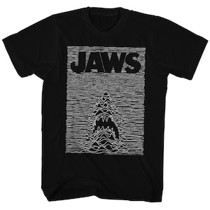 Jaws Jaw Division camiseta negra para adultos