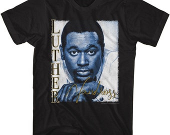 Camiseta negra para adultos de Luther Vandross
