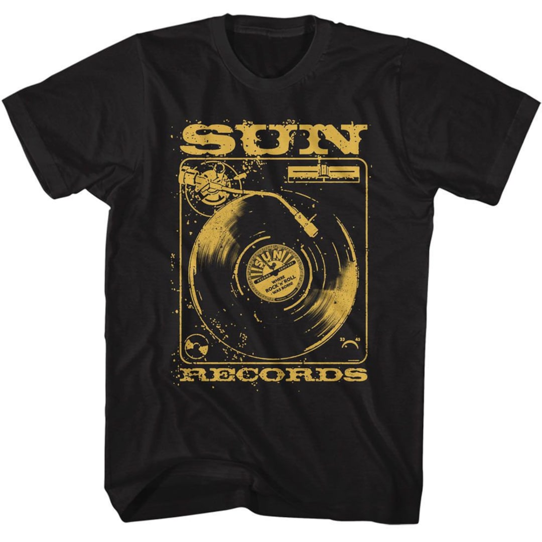 Steady Clothing Mens Sun Records Lindy Hop T Shirt Black main image 1
