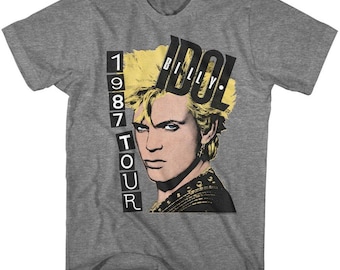 Details about Billy Idol Logo Adult T Shirt Punk Rock Music Merch Details about Billy Idol Logo Adult T Shirt Punk Rock Music Merch
