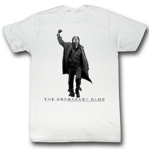 Breakfast Club Vintage Guy White Adult T-Shirt