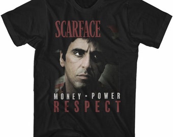 Scarface Mopower zwart T-shirt voor volwassenen