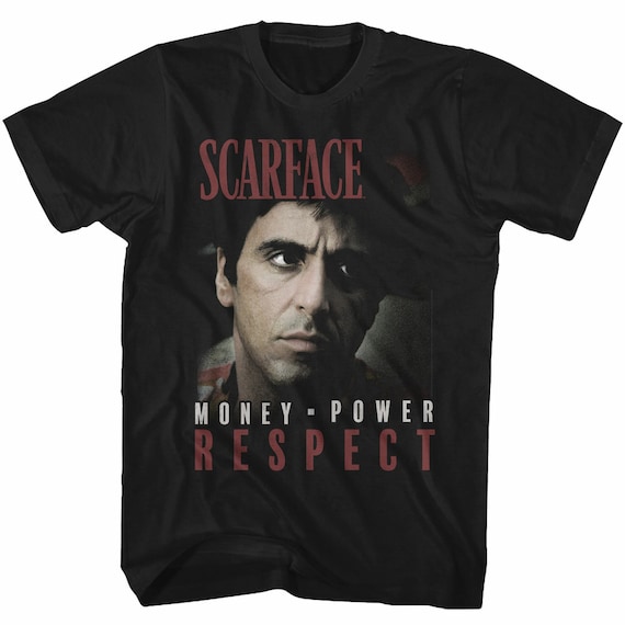 Buy Scarface Mopower Black Adult T-shirt Online in India