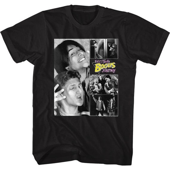 Bill and Ted BNT Collage Black Adult T-shirt - Etsy