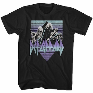 Def Leppard Sing It Black Adult T-Shirt