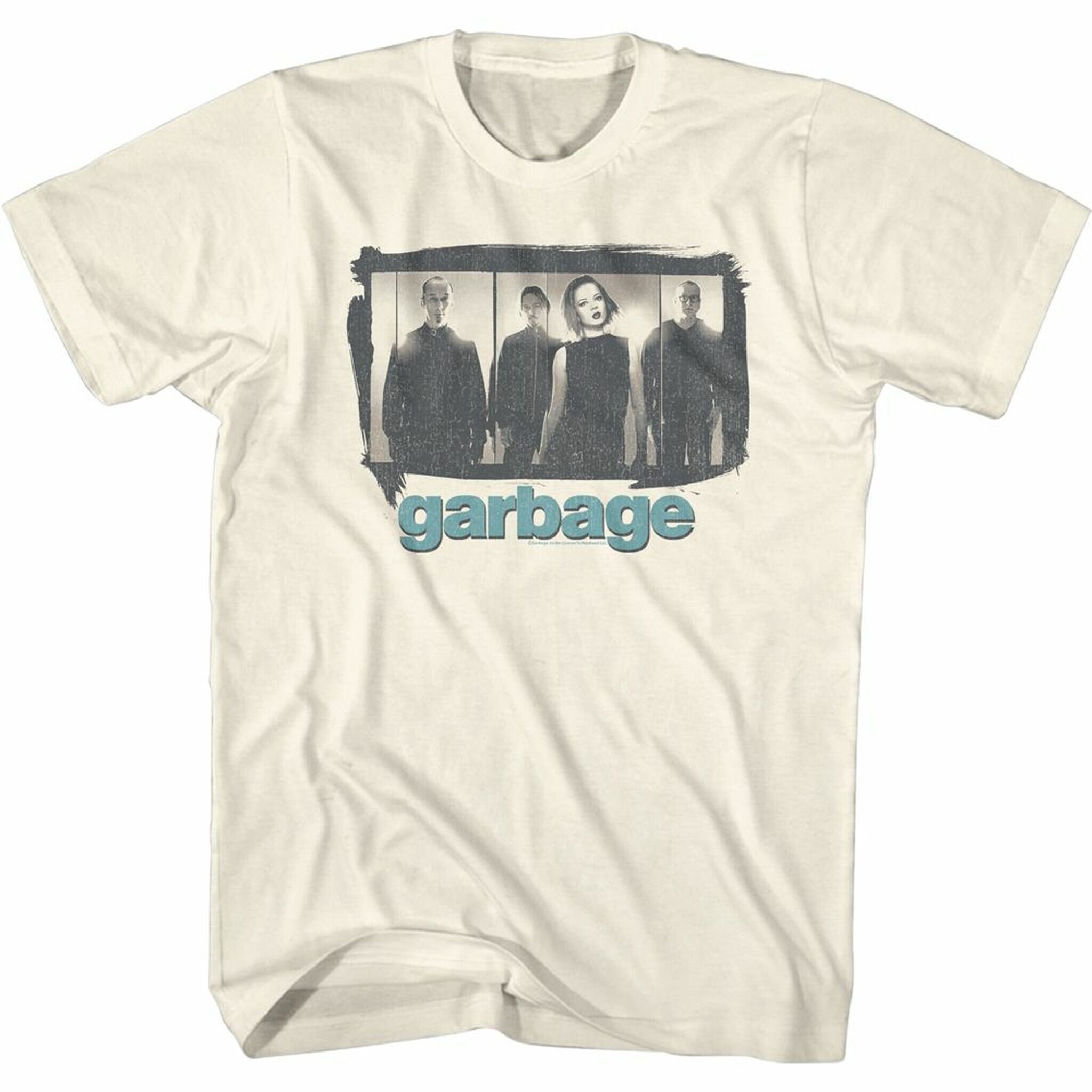 Garbage Garbage Panels Natural Adult T-Shirt