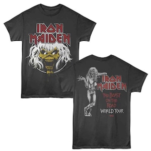 Iron Maiden World Tour 1982 F/B Rök T-shirt