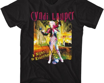 Cyndi Lauper T-shirt, Vintage Rare White Tee Shirt, 1980s 80s