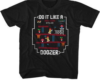 Fraggle Rock Like a Doozer camiseta negra juvenil