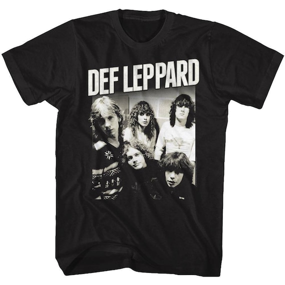 Def Leppard Logo Photo Black Adult T-shirt - Etsy