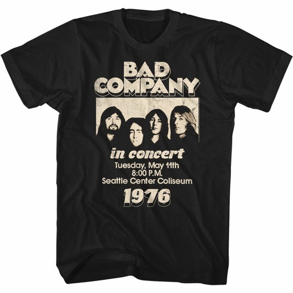 Bad Company in Concert 76 Black Adult T-shirt - Etsy