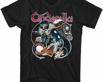 Camiseta negra para adultos de Cenicienta One Way