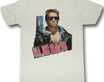 Terminator I'll Be Back Natural Adult T-Shirt