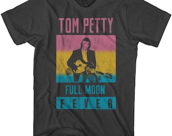 Camiseta de Tom Petty con la frase "Fiebre de luna llena"