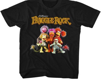 Fraggle Rock Group Shot T-shirt noir pour tout-petit