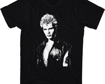 Billy Idol Black Adult T-Shirt