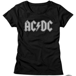AC/DC Patch Black Junior Women&#39;s T-Shirt