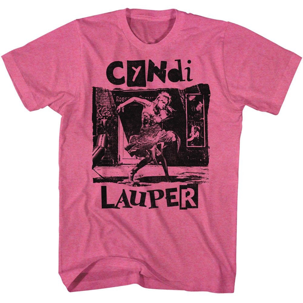 Cyndi Lauper Torn Note Dance Retro Pink Heather T-shirt - Etsy Cyndi Lauper Torn Note Dance Retro Pink Heather T-shirt - Etsy