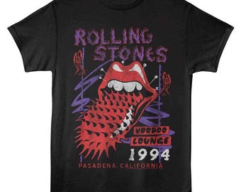 Rolling Stones Voodoo Lounge Black T-shirt - Etsy Canada