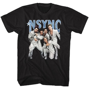 NSYNC Strike A Pose T-shirt adulte noir