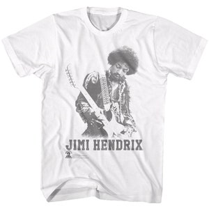 Jimi Hendrix Ghost Jimi Erwachsene T-Shirt weiß