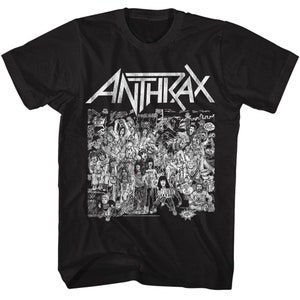 Anthrax No Frills Black T-Shirt