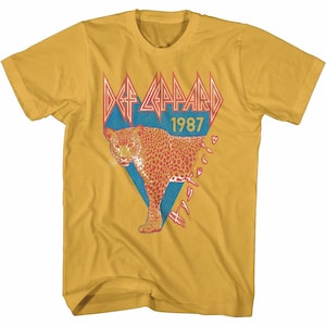 Def Leppard Half Leopard Ginger Adult T-Shirt