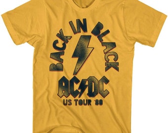 AC/DC Back In Black Ginger Adult T-Shirt