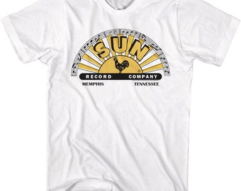 Vintage 1990s Sun Record Studio Music Graphic Tee Shirt