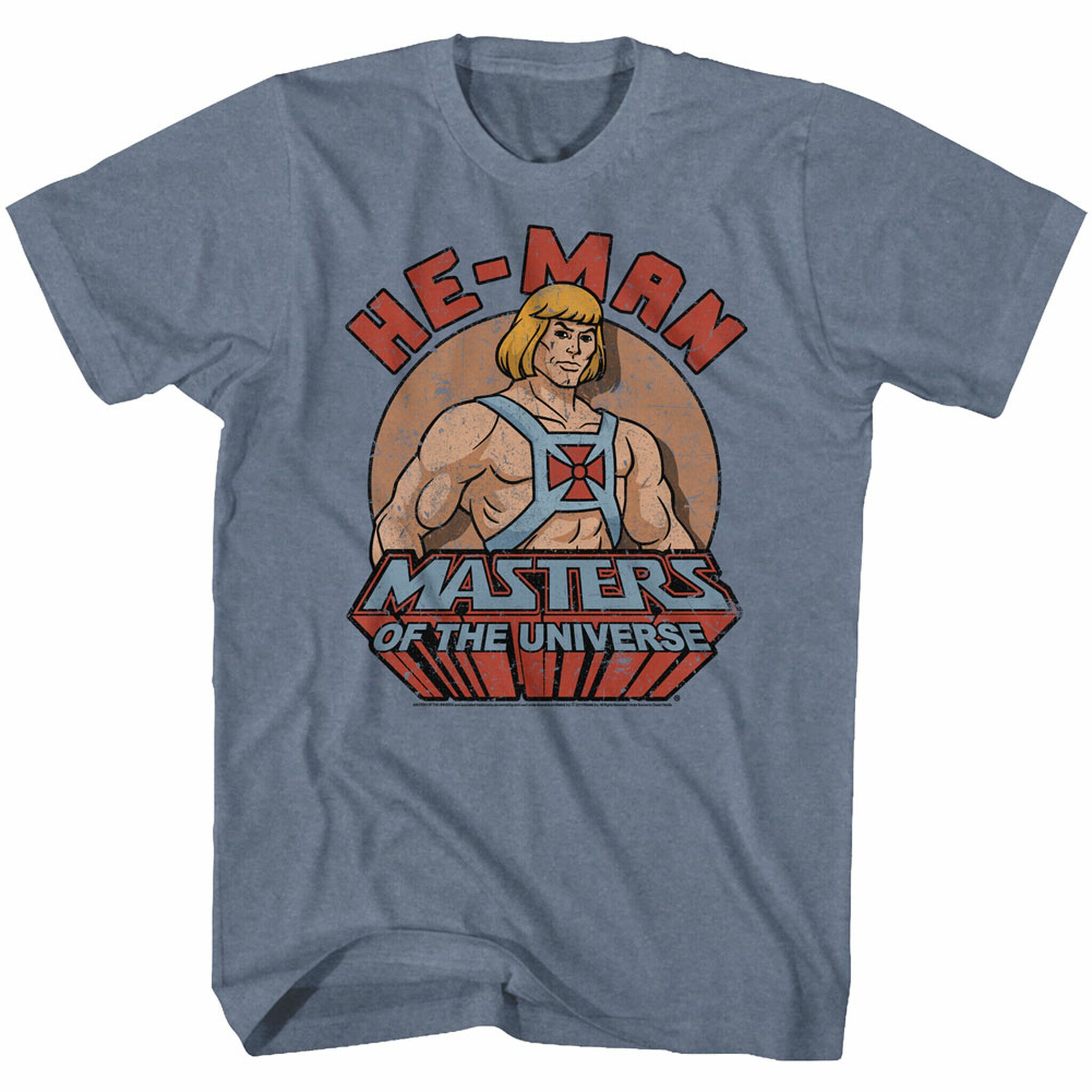 Masters of the Universe Featuring Heman Indigo Heather T-shirt - Etsy