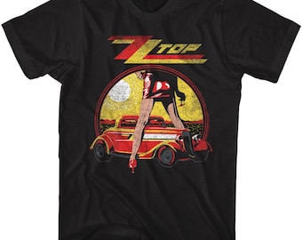 ZZ Top Tonnage Tour Long Sleeve Shirt Men's Large Graphic