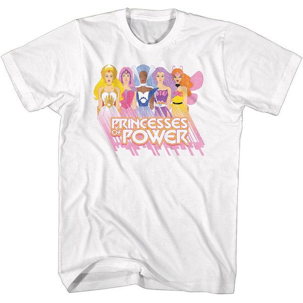 Masters of the Universe Princesses White Adult T-Shirt