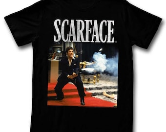 T-shirt noir Hello Friend de Scarface