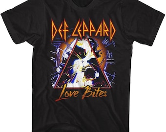 Def Leppard Love Bites Black Adult T-shirt - Etsy