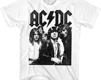 AC/DC White Adult T-Shirt