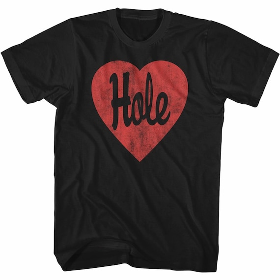Hole Hole Heart Black Adult T-shirt - Etsy