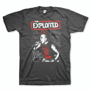 Camiseta clássica The Exploited Start A War