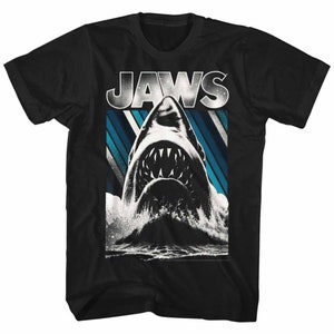 Jaws Black Adult T-Shirt