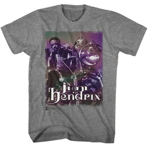 Jimi Hendrix South Südliches Dreieck Graphite Heather Erwachsene T-Shirt