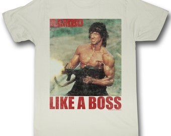 Rambo Boss Rambo Natural Adult T-Shirt