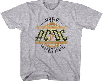AC/DC High Voltage Gray Heather Children's T-Shirt