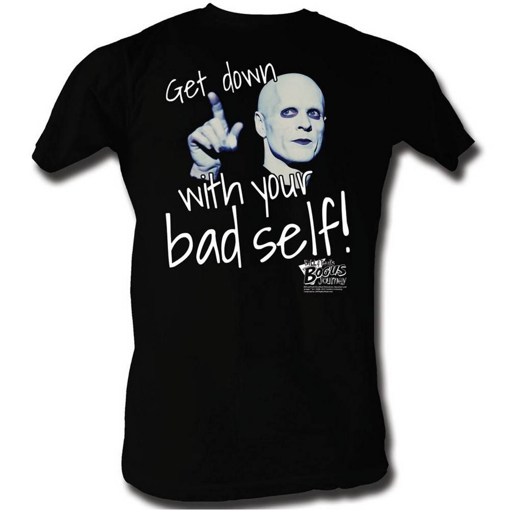 Bill and Ted Get Down Black Adult T-Shirt